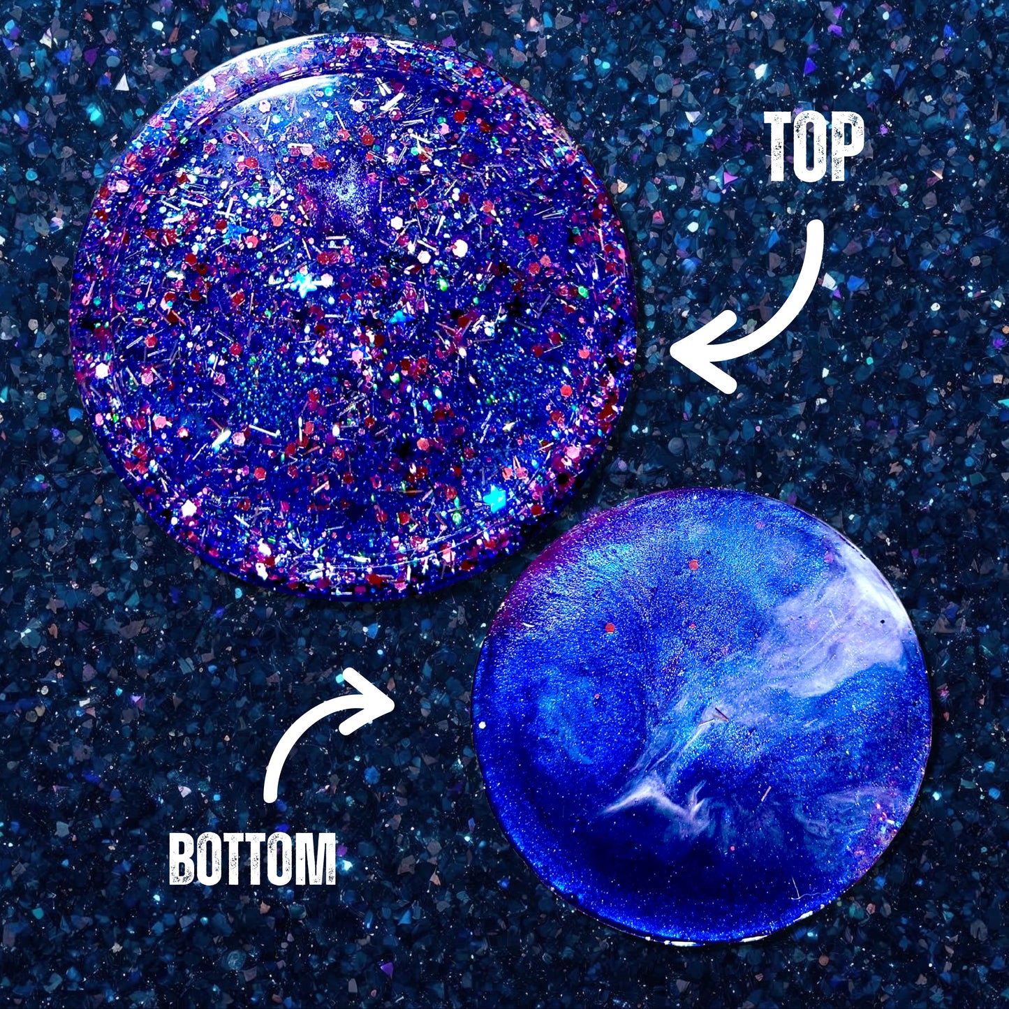 "Superstar - 1" Resin Coasters - Set of 5