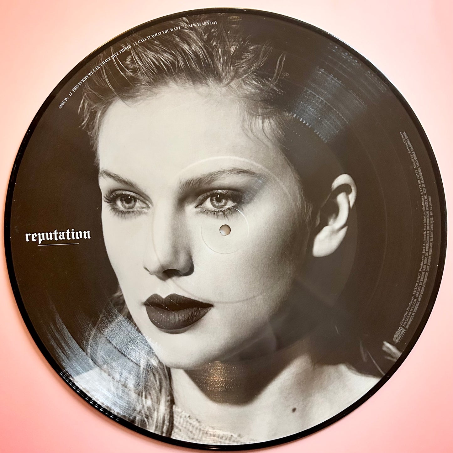 Taylor Swift - "Reputation", 2017, Vinyl LP Album, Picture Disc Edition - Used