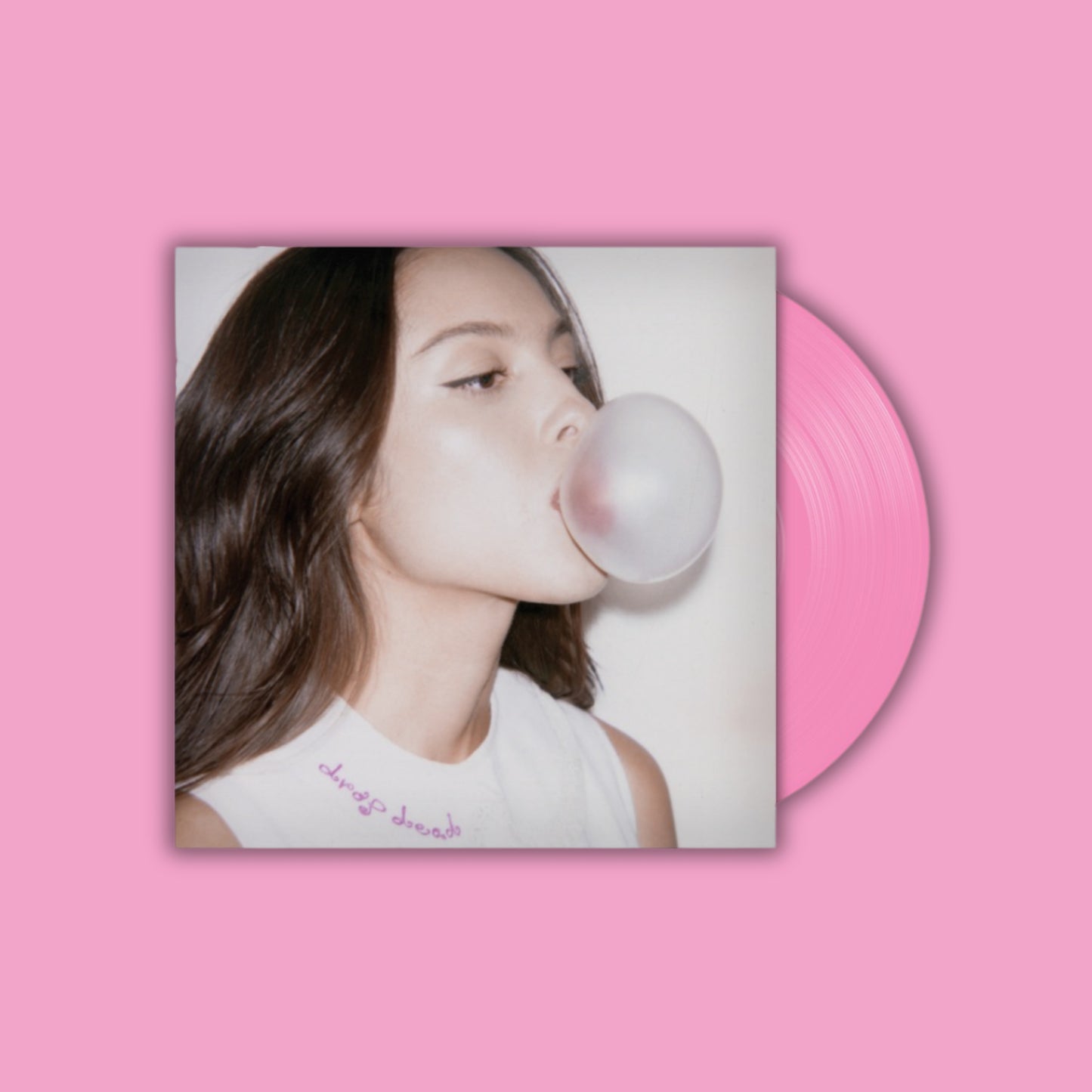 Olivia Rodrigo - "drop dead" – chewing gum 7″ vinyl