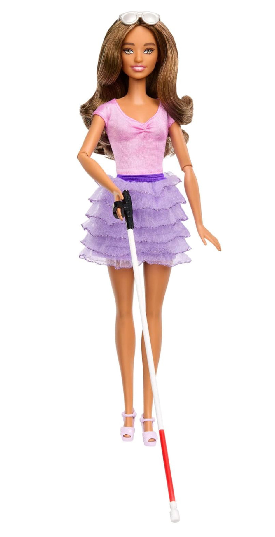 “Barbie™ Fashionistas Doll #228, Blind Doll” in Partnership with The American Foundation for The Blind™