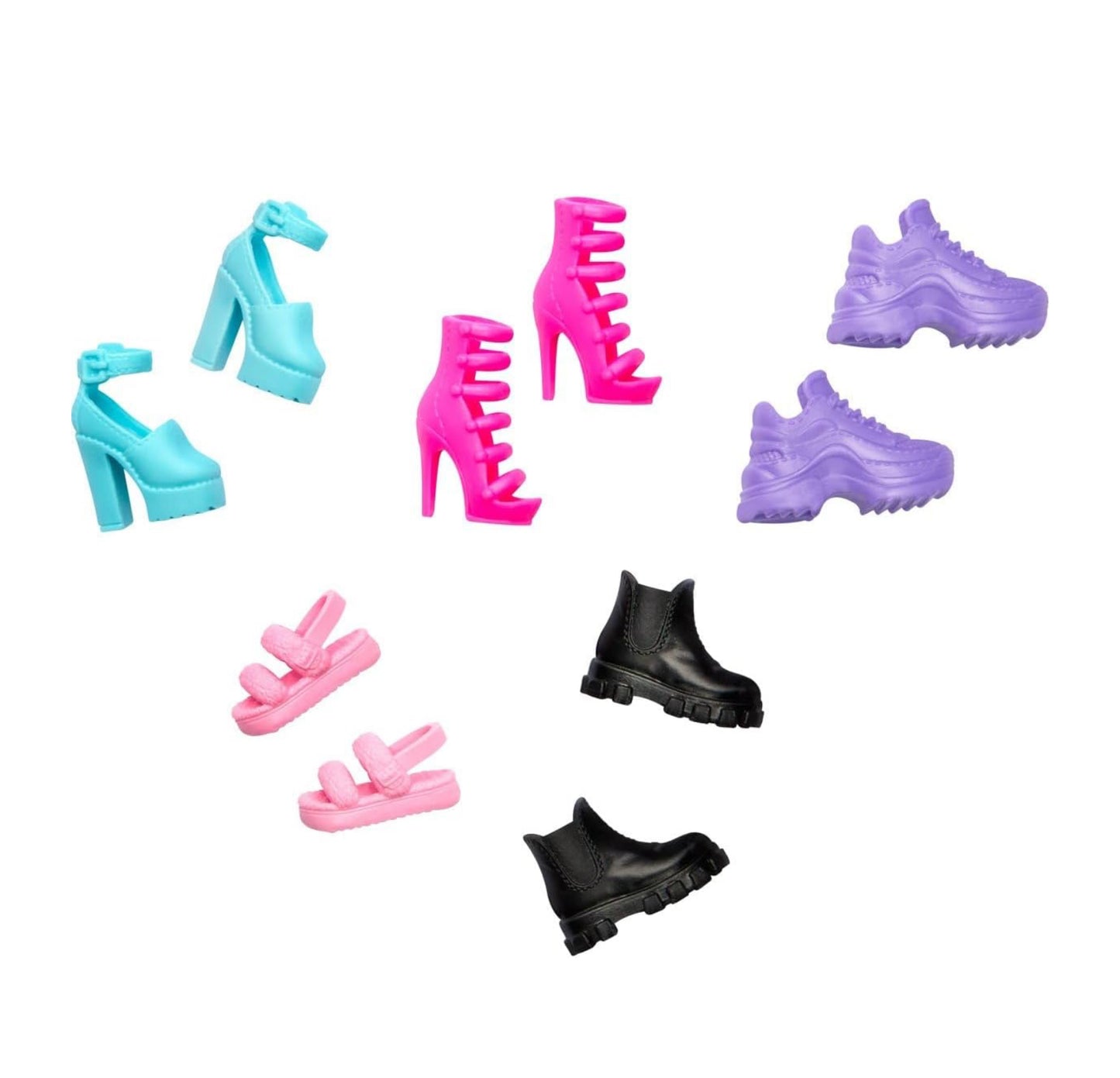 “Barbie™ Shoe Pack ”   Pack of 5 Pairs of Heels, Sandals, Boots and Sneakers