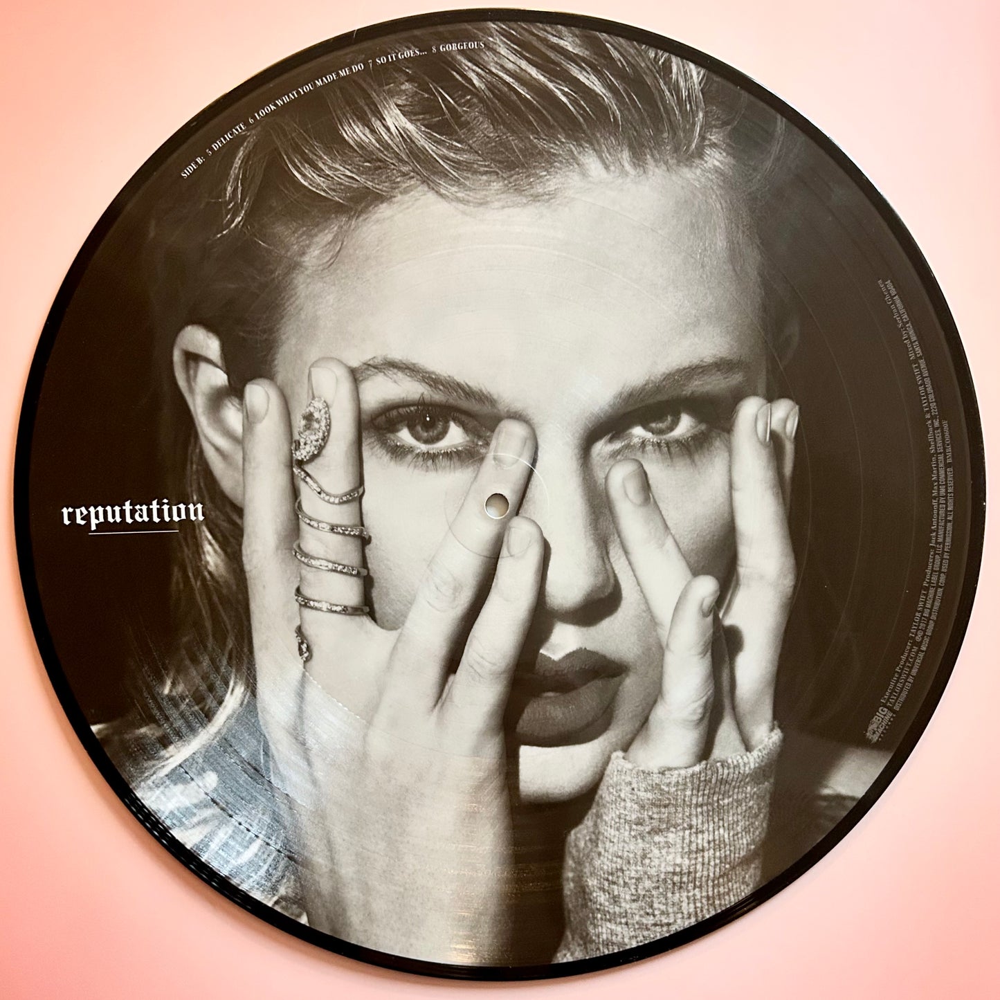 Taylor Swift - "Reputation", 2017, Vinyl LP Album, Picture Disc Edition - Used