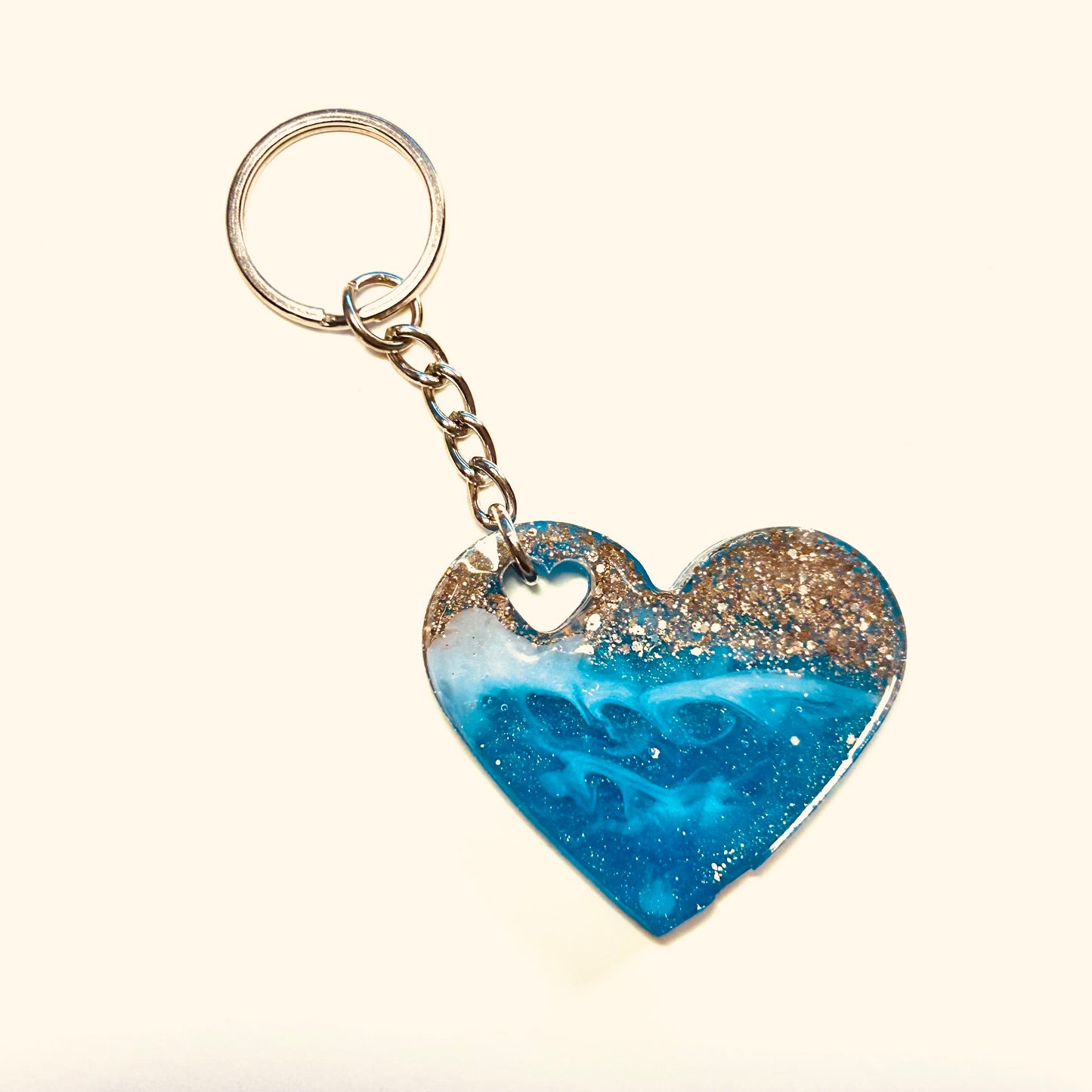 "Tidal Treasure" Resin Keychain