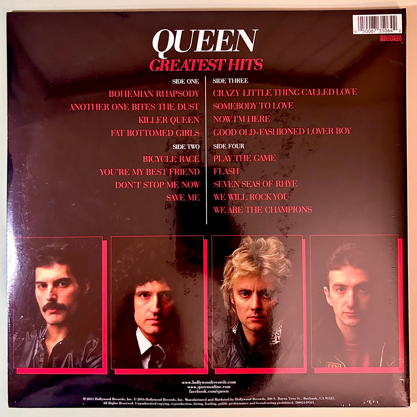 Queen - “Greatest Hits”, 2016 Reissue US, 180 Gram Vinyl - New