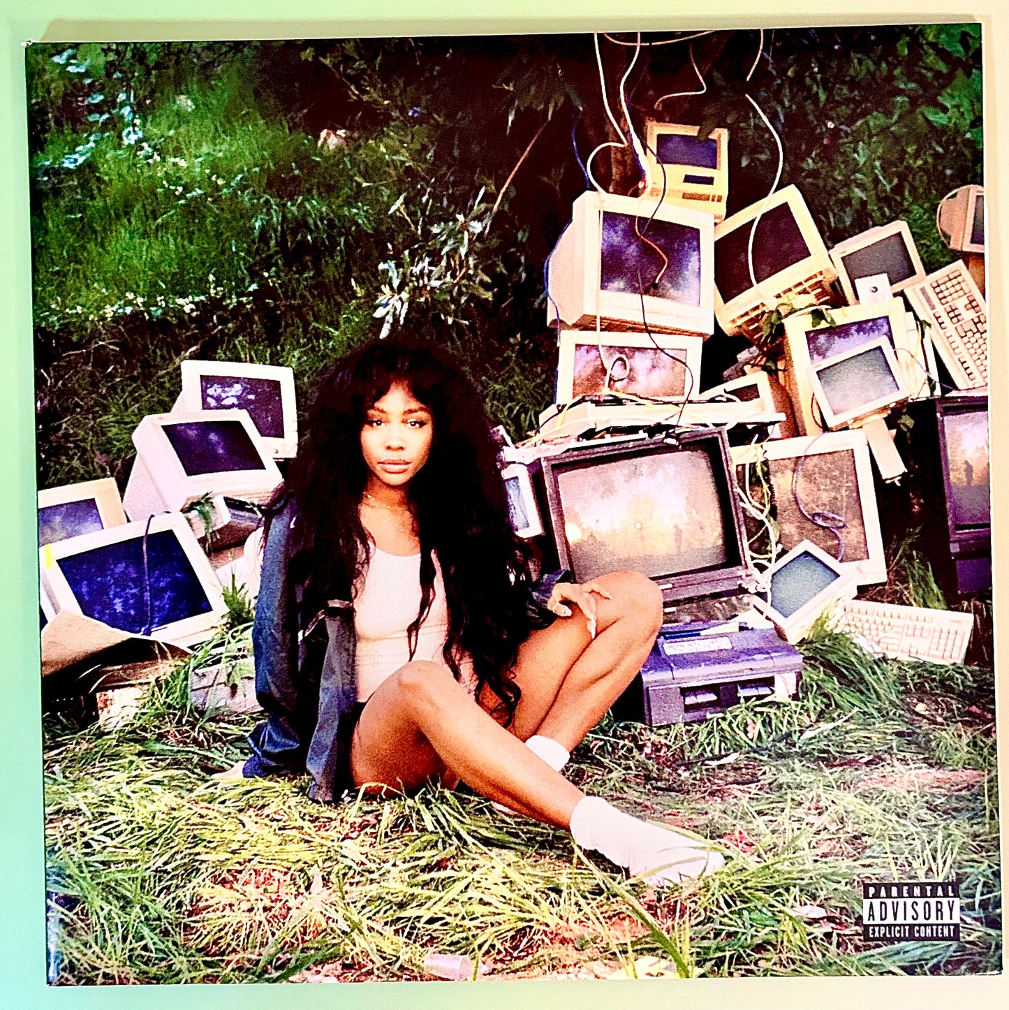 SZA - “Ctrl", 2017, 2 Disc Translucent Green Vinyl LP, US, - Used