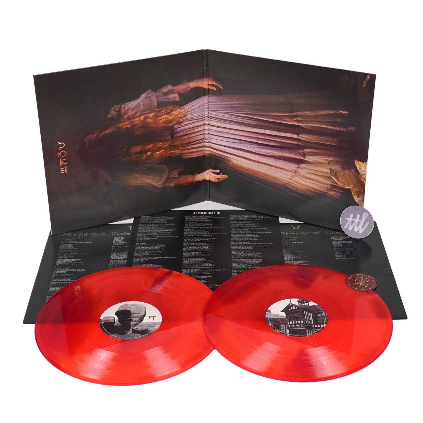 Florence + The Machine - "Everybody Scream" - 2 x Vinyl, LP, Album, Limited Edition, Red Translucent With Marbled (The "Bloodwood" Edition)